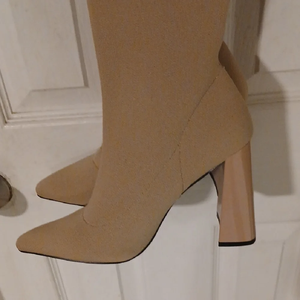 Elegant Tan Over-the-Knee Boots